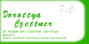 dorottya czettner business card